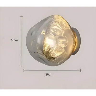 GlazeScape Light – Skandinavische Lava-Glas-Wandleuchte