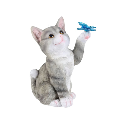 SolarPaws Light - Dekorative Katze Solar LED-Figur Licht