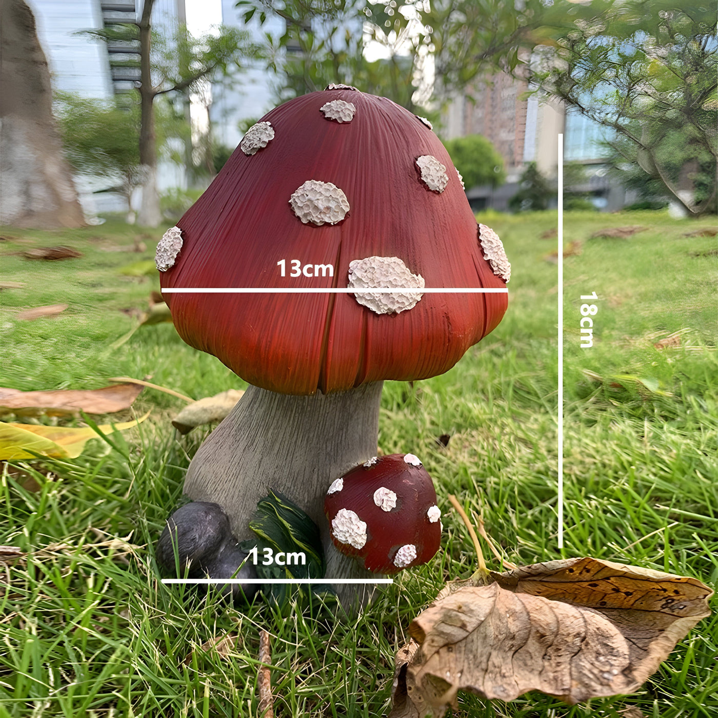 TerraShroom Dekor - Kreative Pilz Gartendekoration für draußen