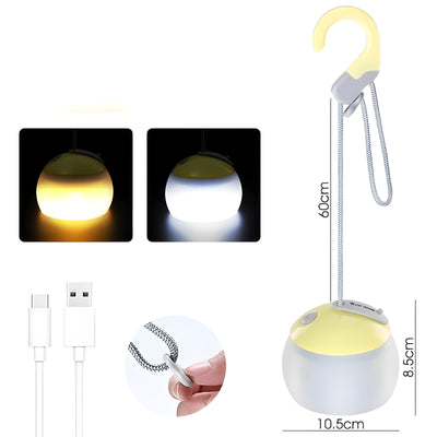 GlowTrek - LED-Hängelampe, Wiederaufladbar