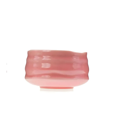 SakuraWhisk Set – Japanisches Keramik-Matcha-Set in glänzendem Rosa