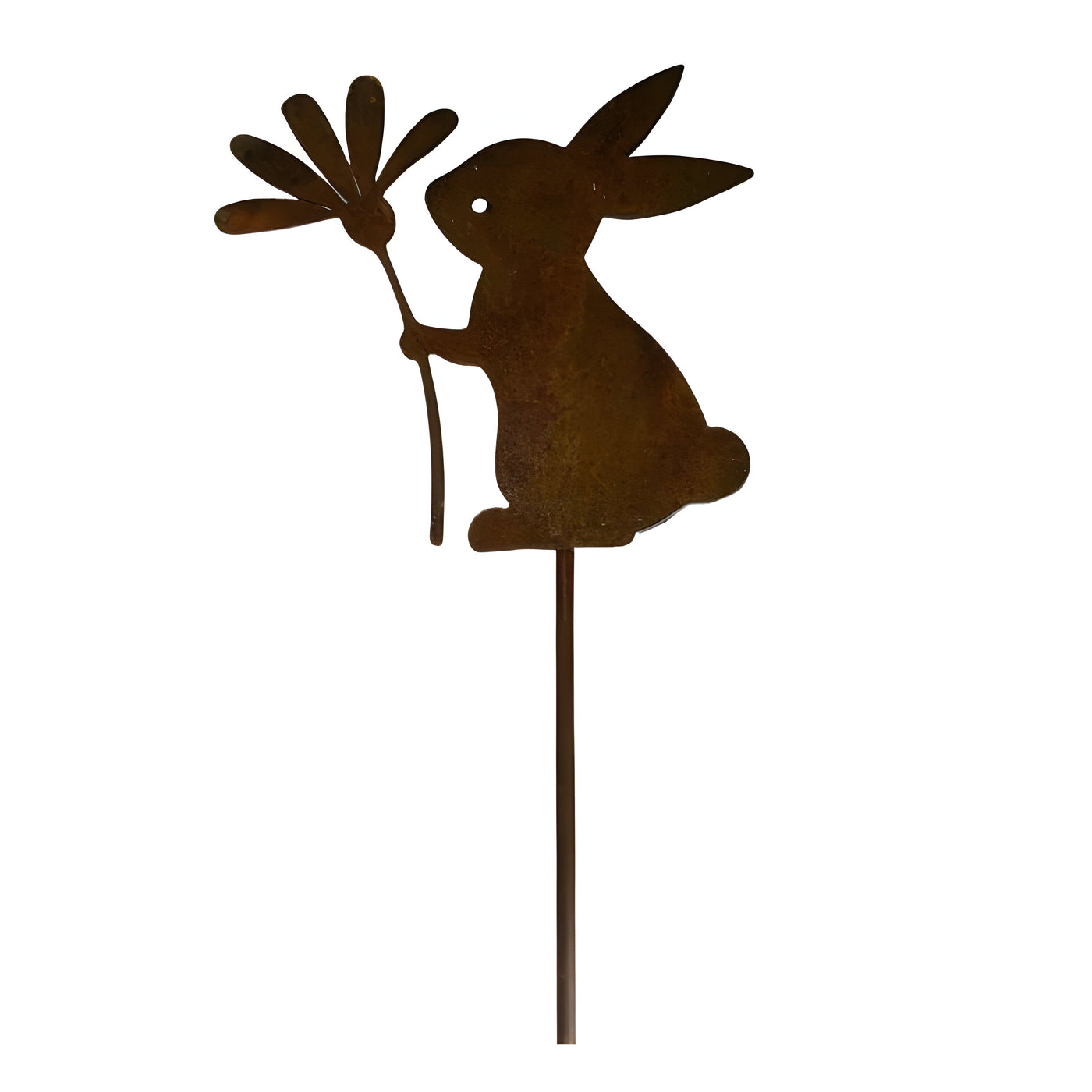 SpringBunny Schild - Metall-Osterhasen-Gartenpfosten