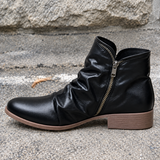 Marissa | Damen Orthopädische Winter Stiefeletten Mit Reißverschluss in Schwarz