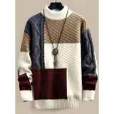 Marius | Herren Pullover mit mehreren Farben und Rollkragen in Rot