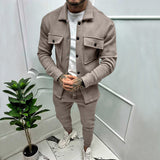 Matthias | Herren Zweiteiler Set in Khaki