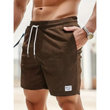 Maximilian | Herren Badeshorts mit Kordelzug in Braun