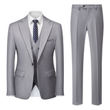 Maximilian | Herren Business Anzug Set in Grau