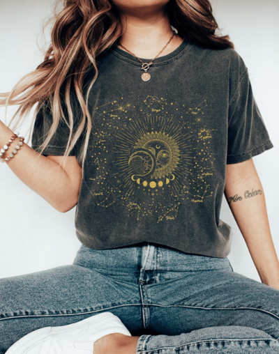 Ainen - Damen T-Shirt Astronomie Weltraum