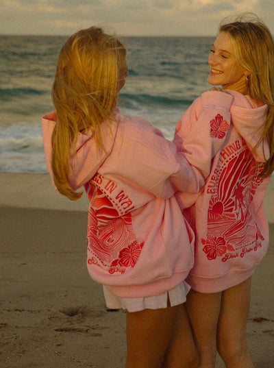 Abigail Bestickter Kapuzenpullover