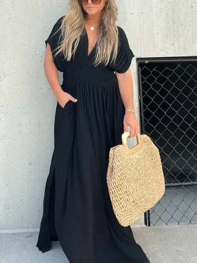 Ada Gesmoktes Maxikleid