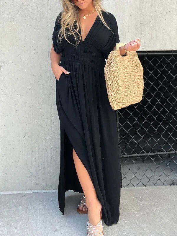 Ada Gesmoktes Maxikleid