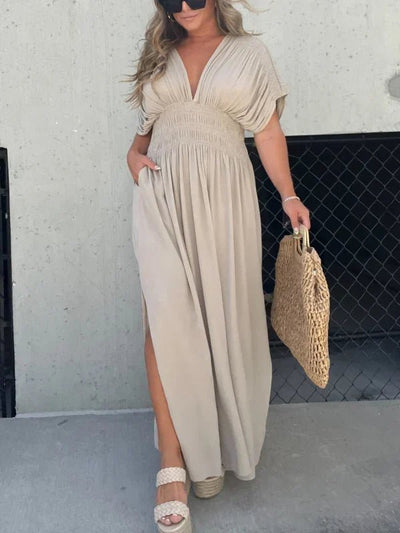 Ada Gesmoktes Maxikleid