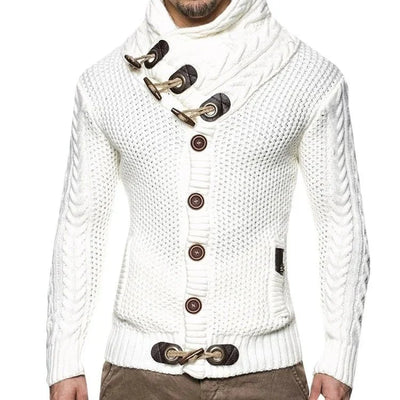 Aksel Strickpullover mit Knebelverschluss