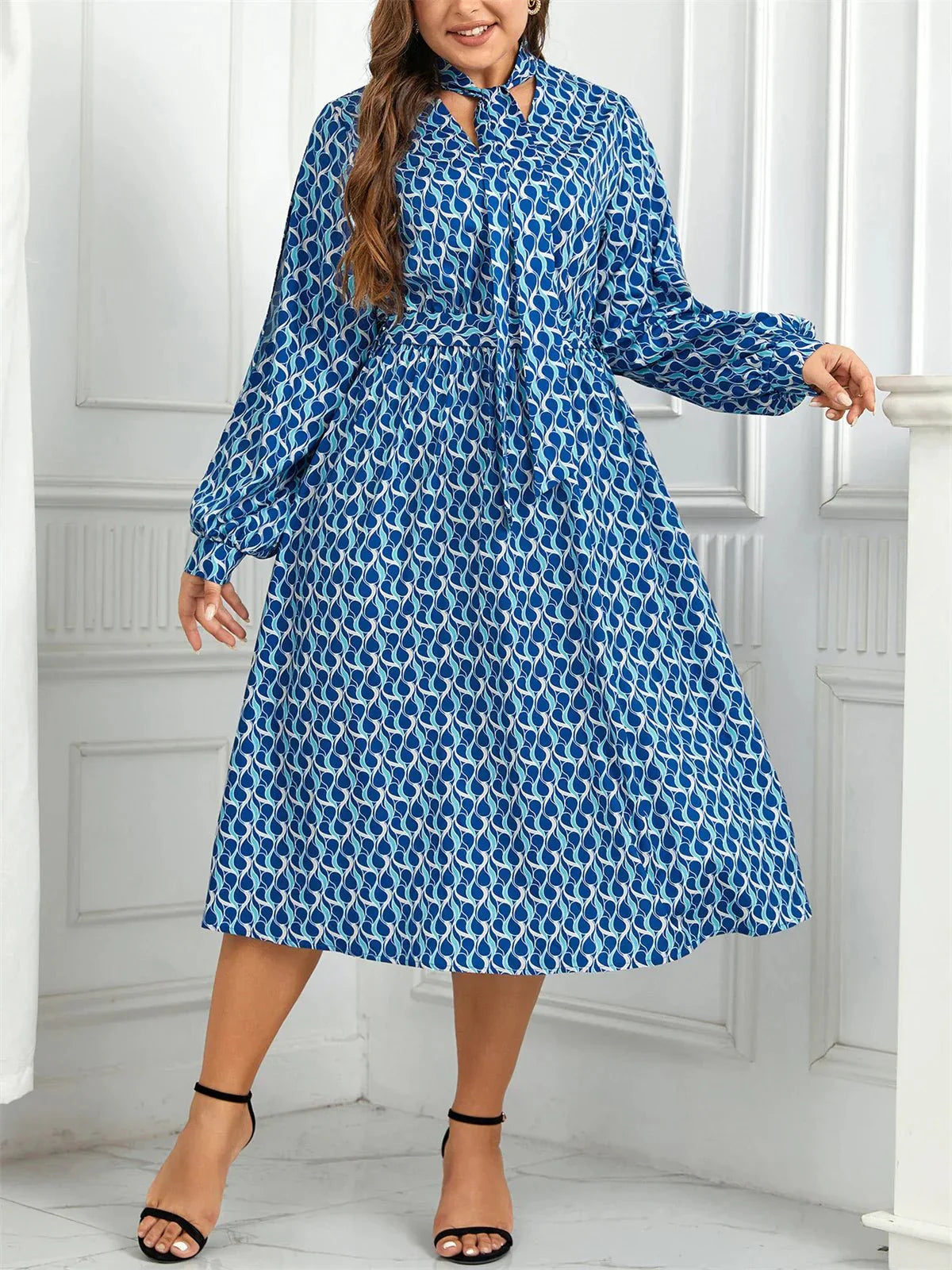 Alea Bedrucktes Midikleid