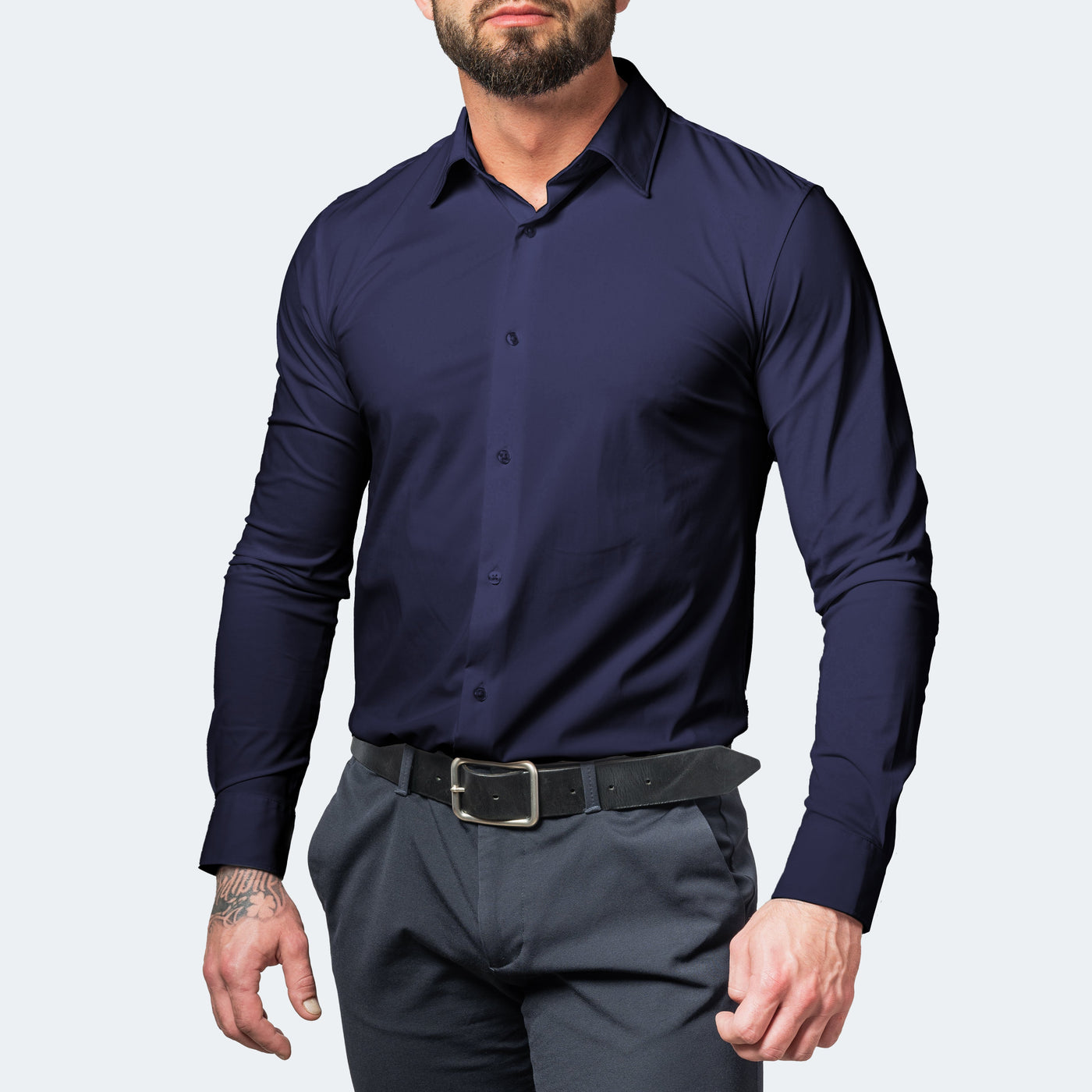 Alexander Knitterfreies Stretchhemd