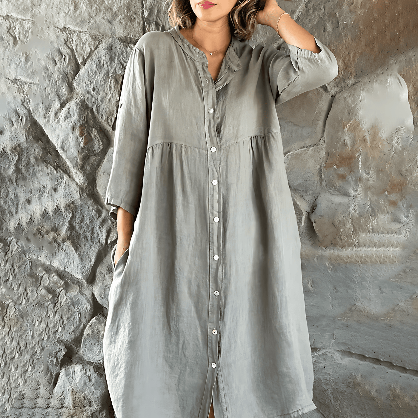 Alice Sommerkleid mit Knopfleiste