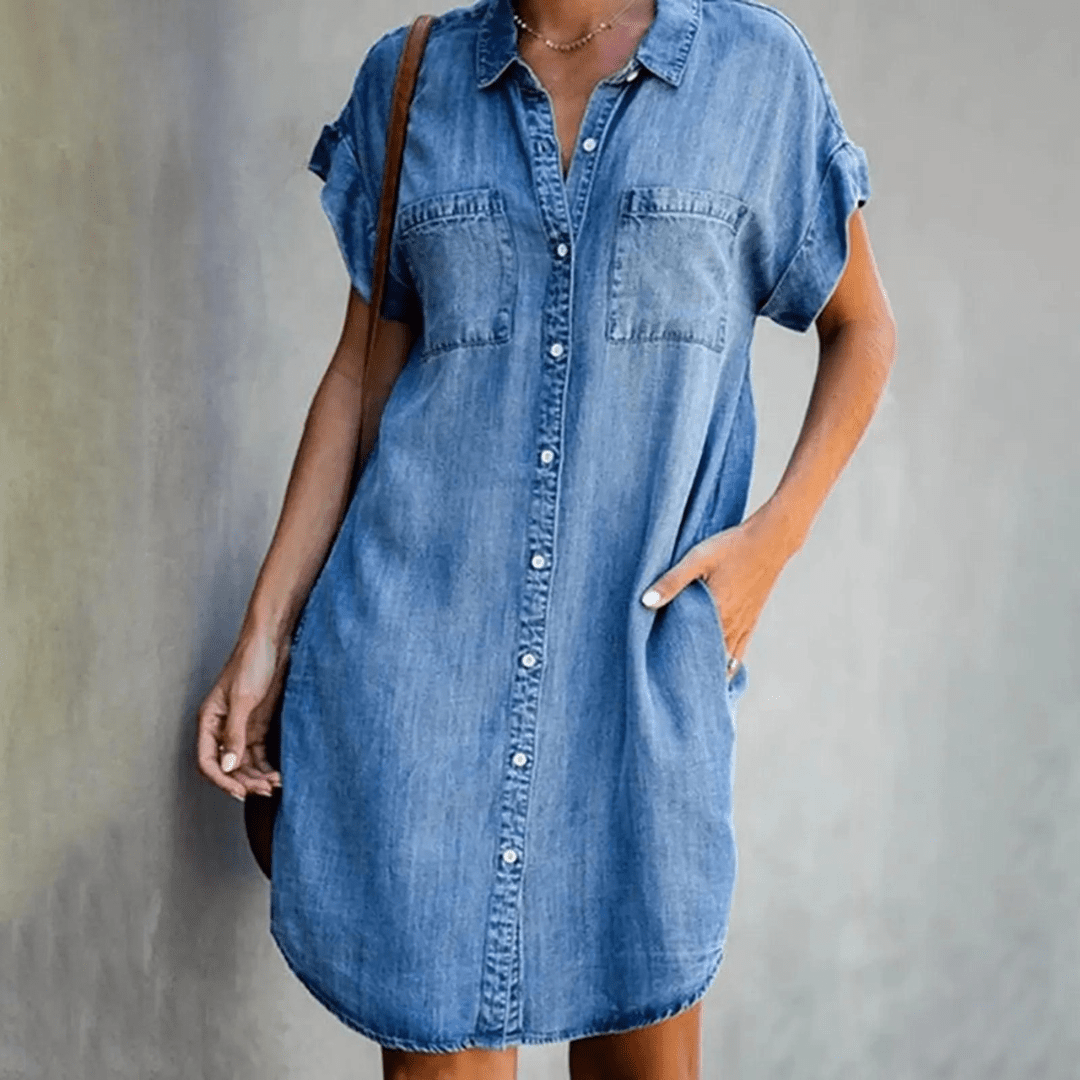 Amelie Jeanshemdkleid
