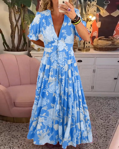 Anni Blumen A-Linien Kleid