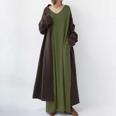 Anni Lockeres Maxikleid