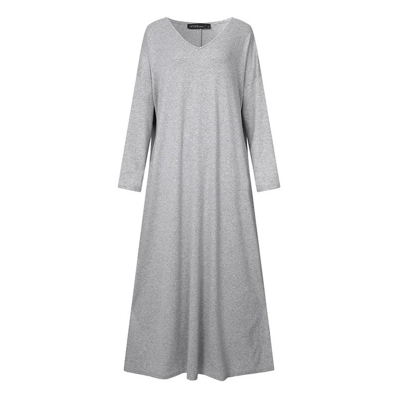 Anni Lockeres Maxikleid