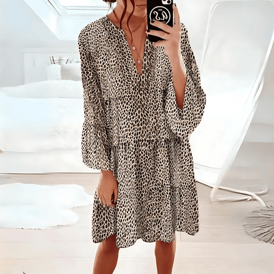 Annika Kleid mit Leopardenmuster