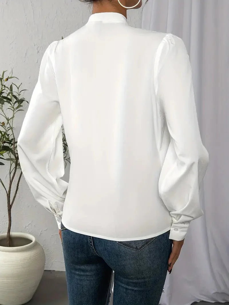 Anouk V-Ausschnitt Bluse