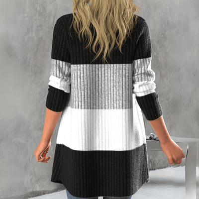 Asta Color-Block Strickjacke