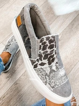Astrid Leopard Schlupfschuhe