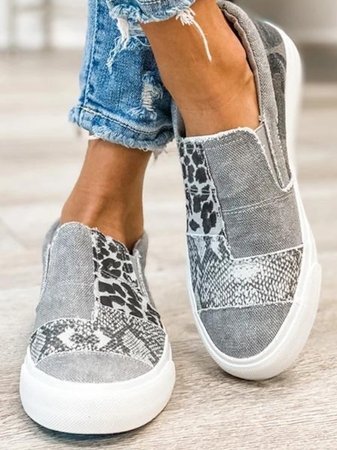 Astrid Leopard Schlupfschuhe