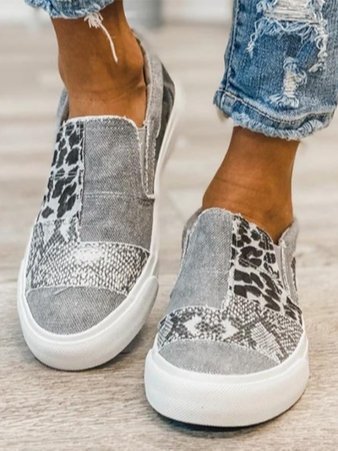 Astrid Leopard Schlupfschuhe