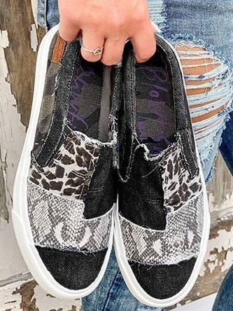 Astrid Leopard Schlupfschuhe