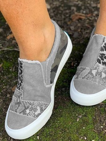 Astrid Leopard Schlupfschuhe