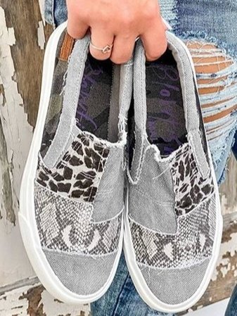 Astrid Leopard Schlupfschuhe