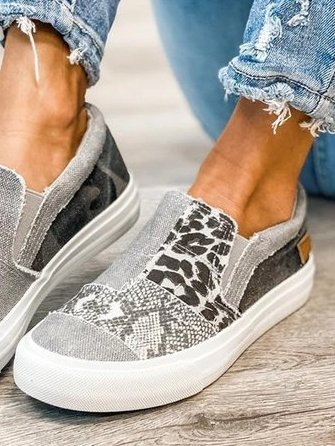 Astrid Leopard Schlupfschuhe