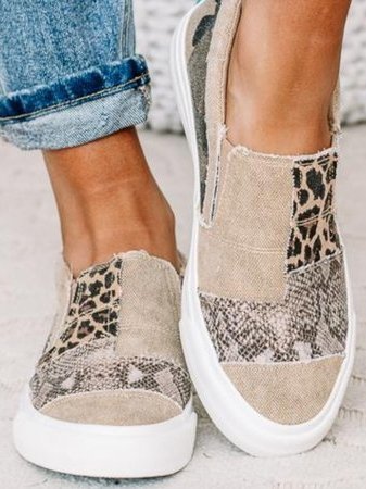 Astrid Leopard Schlupfschuhe