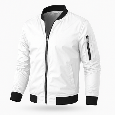 Bomberjacke Herren | Leicht Mit Reißverschluss