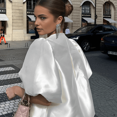 Bethany Bluse mit Puffärmeln