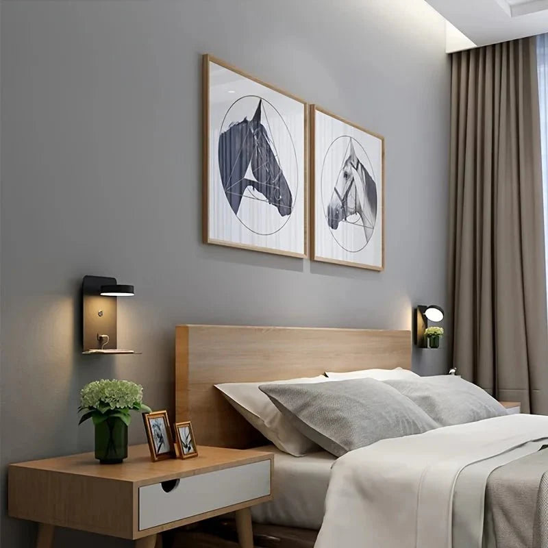 Blazara Wandlampe mit USB-Ladeanschluss