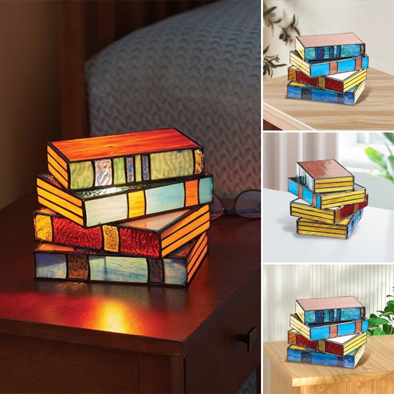 BookStack Mosaic Tischlampe