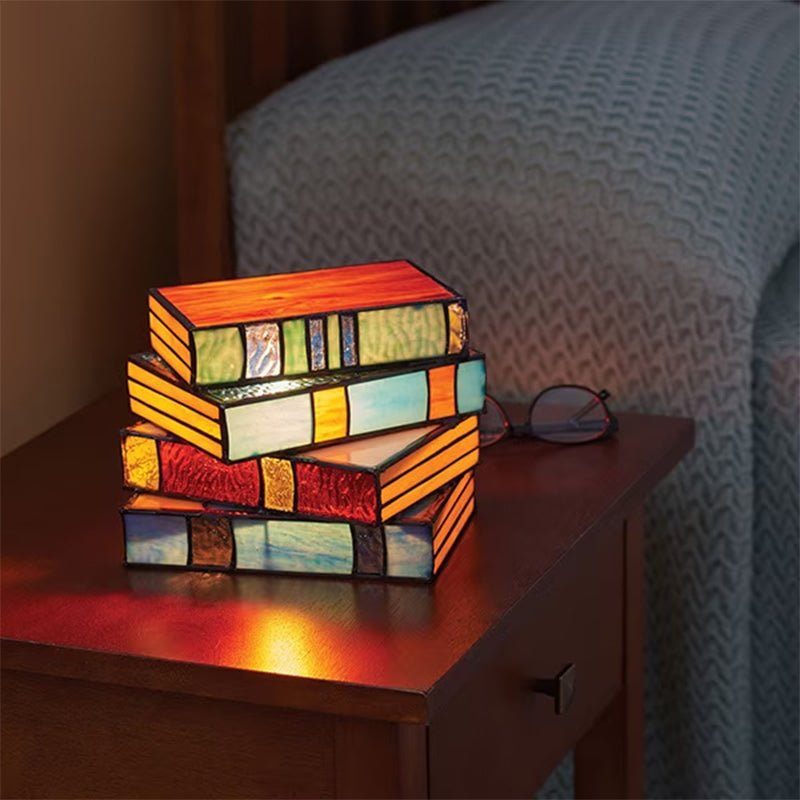 BookStack Mosaic Tischlampe