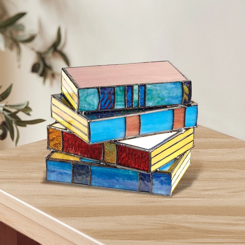 BookStack Mosaic Tischlampe