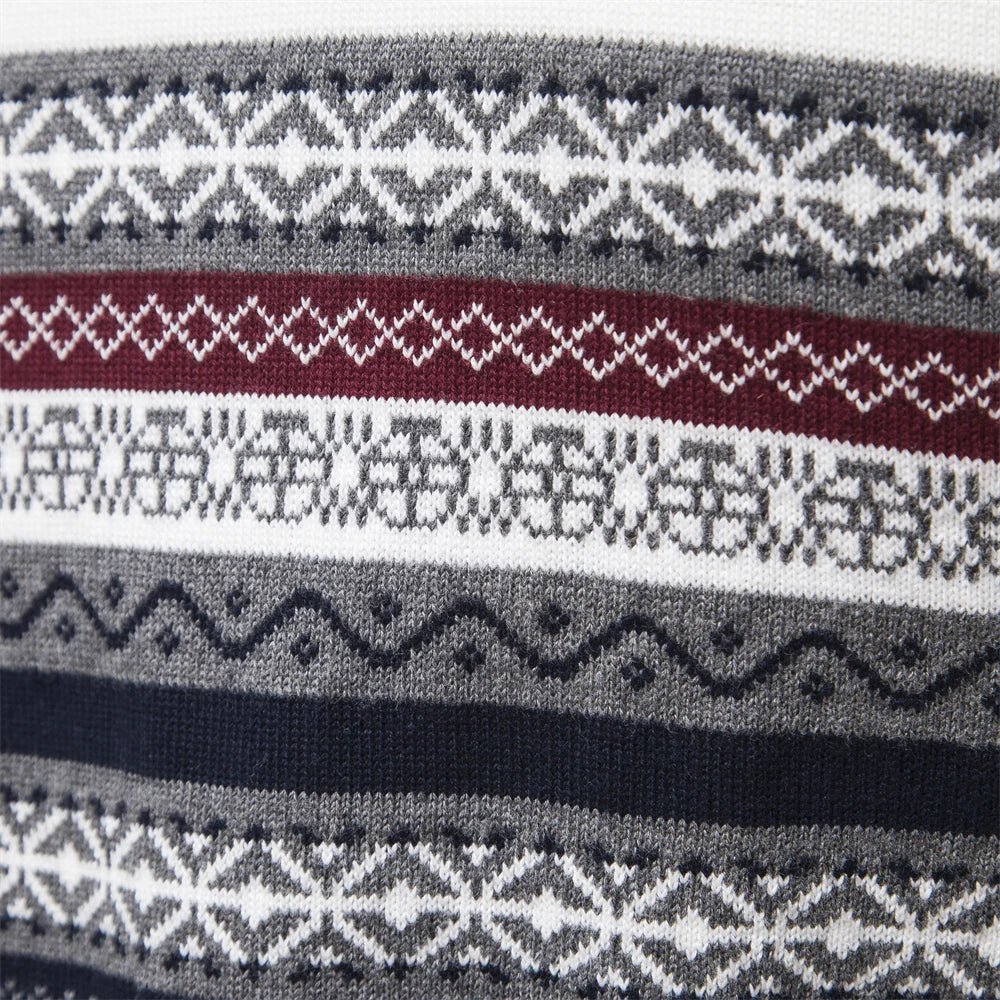 Christian Pullover mit Retromuster