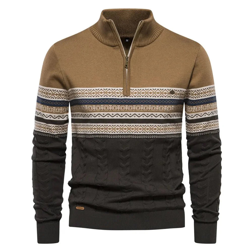 Christian Pullover mit Retromuster