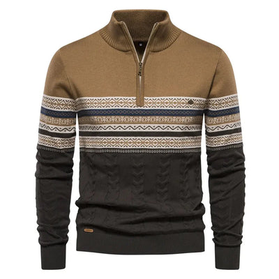 Christian Pullover mit Retromuster