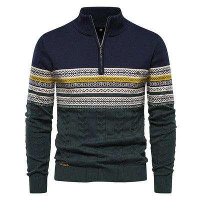 Christian Pullover mit Retromuster