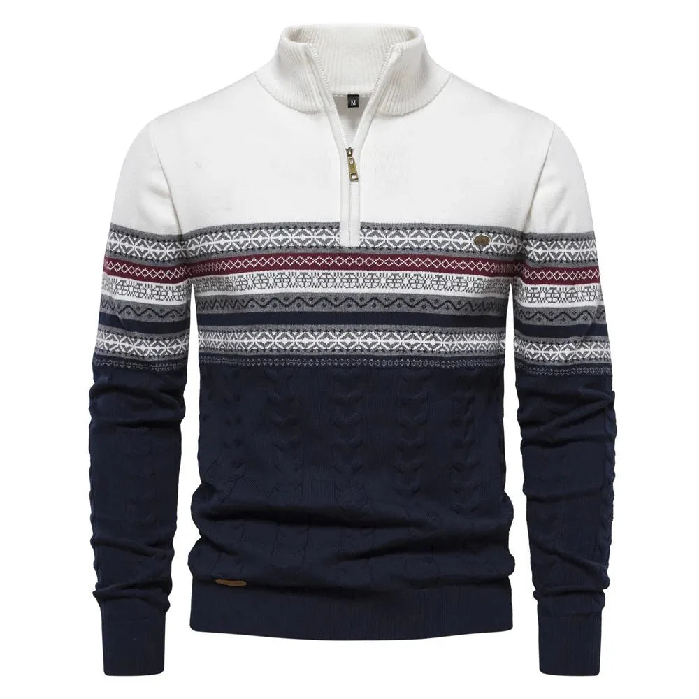 Christian Pullover mit Retromuster