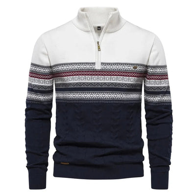 Christian Pullover mit Retromuster