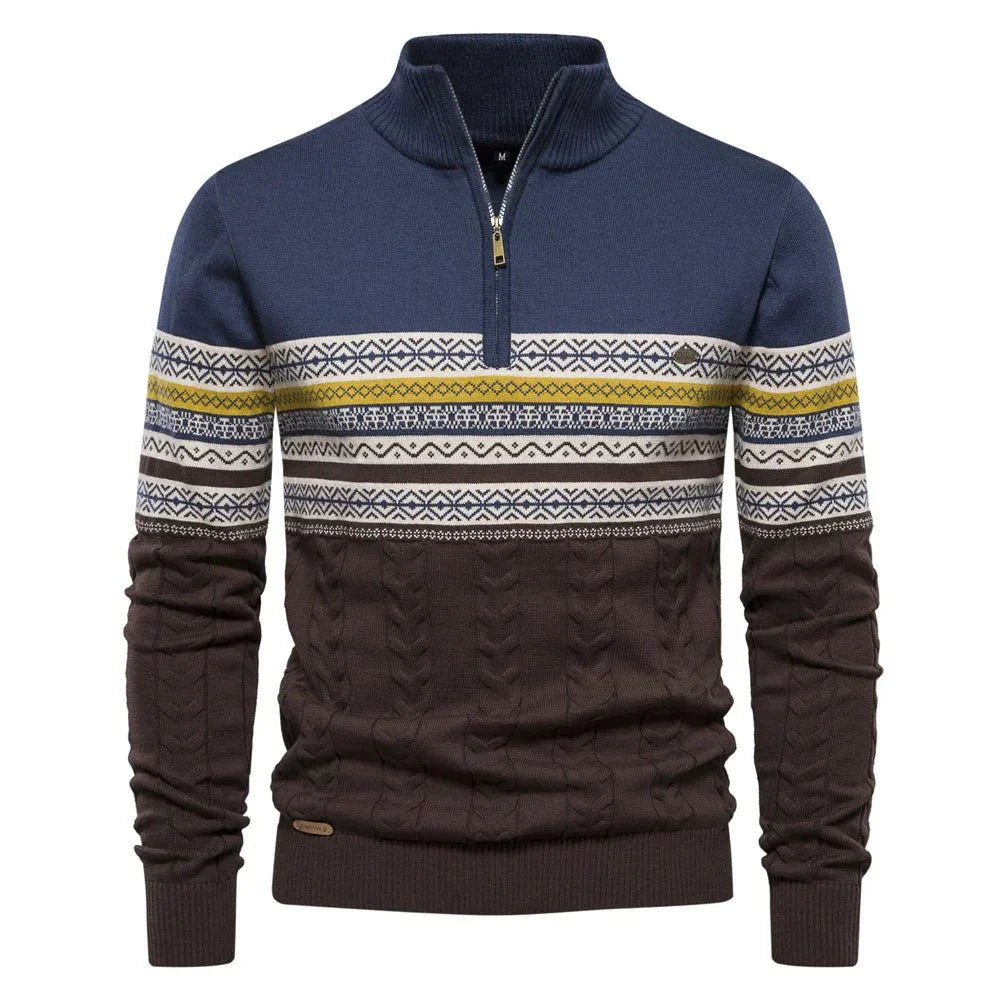 Christian Pullover mit Retromuster
