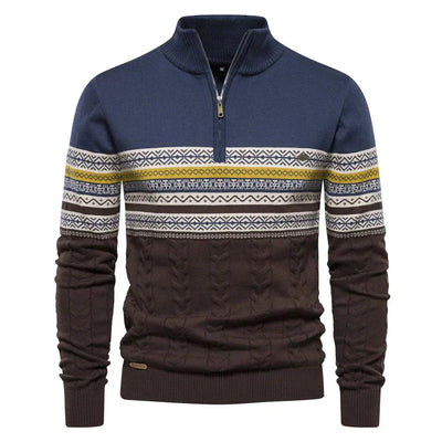 Christian Pullover mit Retromuster
