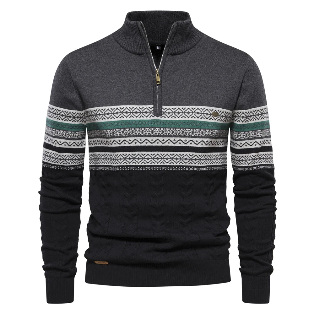 Christian Pullover mit Retromuster